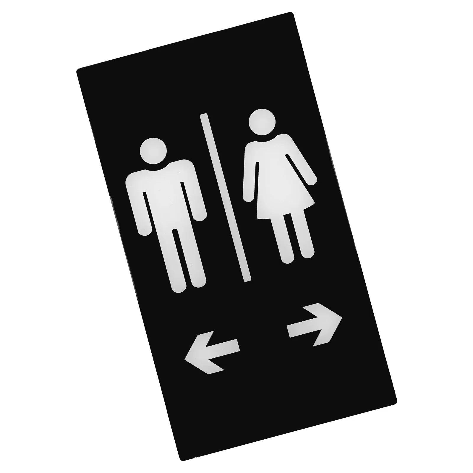 

Gadpiparty Acrylic Gender Bathroom Sign Self Adhesive Modern Wall Decor for Men Women Home Office Restroom Directional Guide