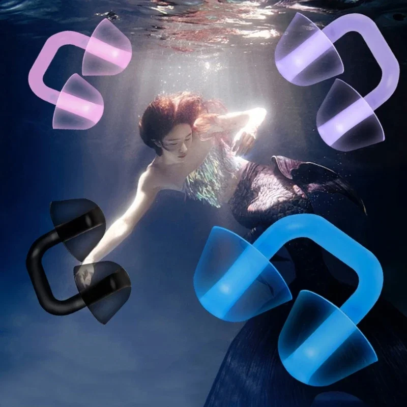 Swimming Nose Plug Comfortable Silicones Nose Protector Reusable Waterproof Swim Nose Clip for Swimming Divings Surfings