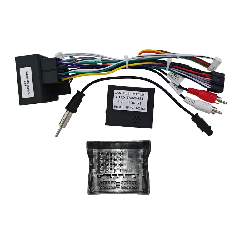 

Autoradio Car Cable 16pin Wiring Harness Adapter Android Radio Power Cable For BMW X1 E90 2005-2011