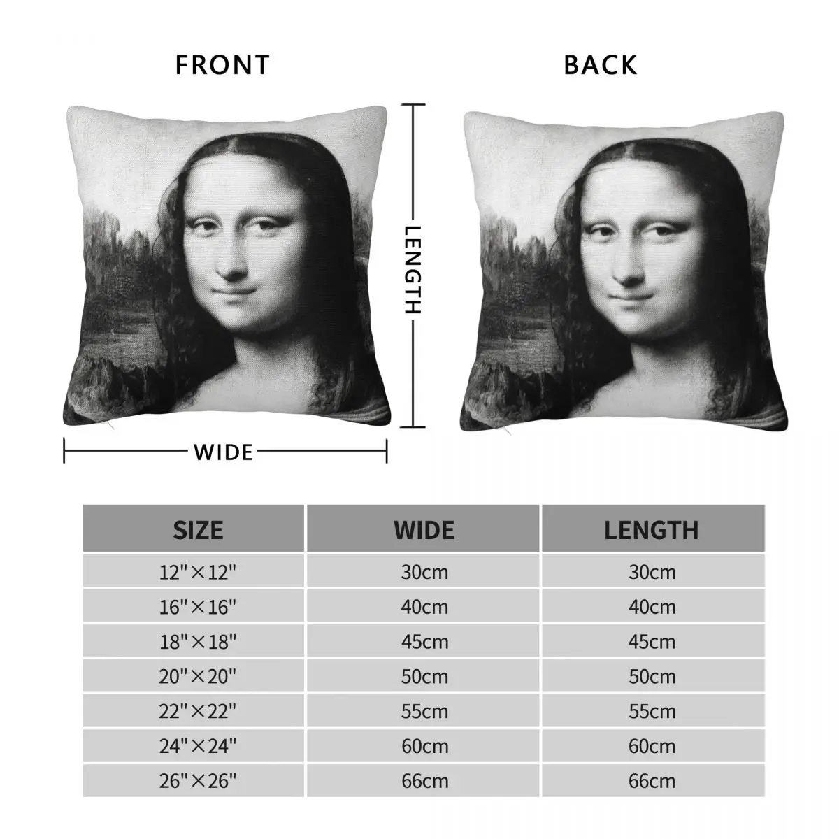 Smirk Woman Pillowcase Polyester Linen Velvet Pattern Zip Decor Home Cushion Cover 18