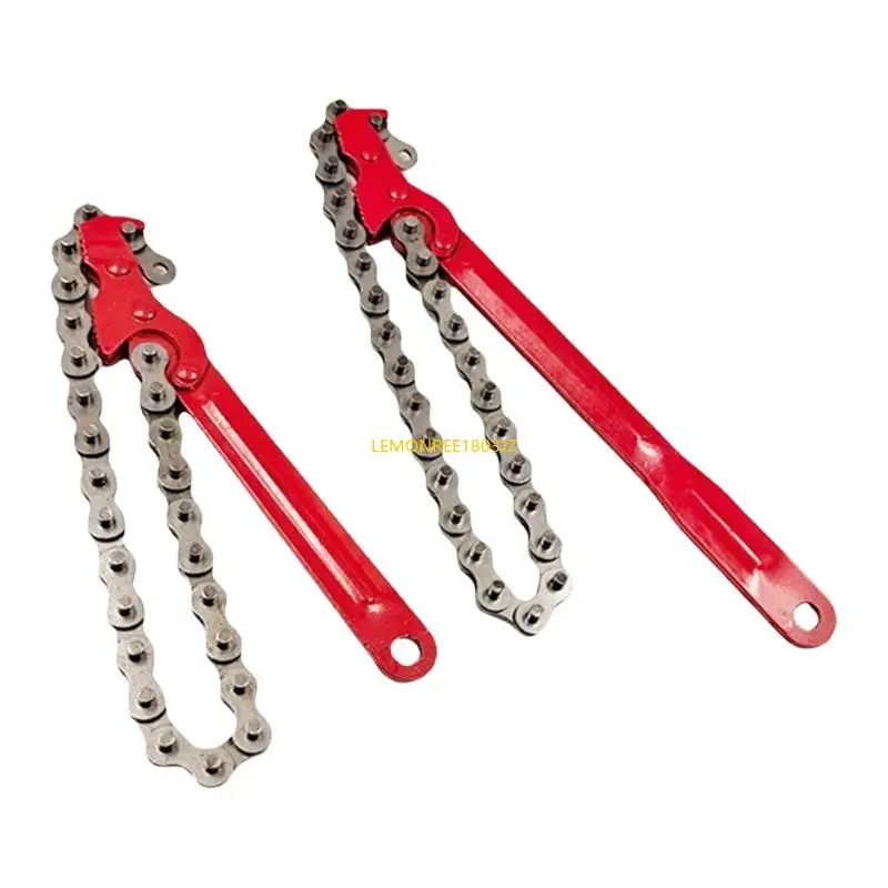 

N58C Universal Automotive Filter Wrench Tool Nonslip Chain Mechanism High Strength Ergonomic Grip For Easy Installation