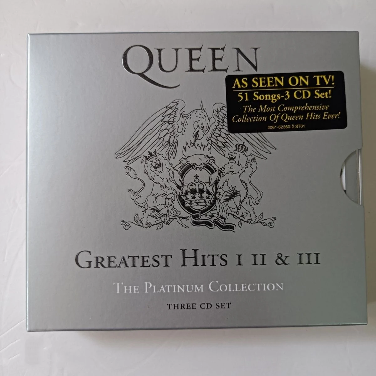 Classic Queen Freddie Mercury Music CD The Platinum Collection Greatest Hits Album 3pcs Music Record Cosplay Soundtracks Box