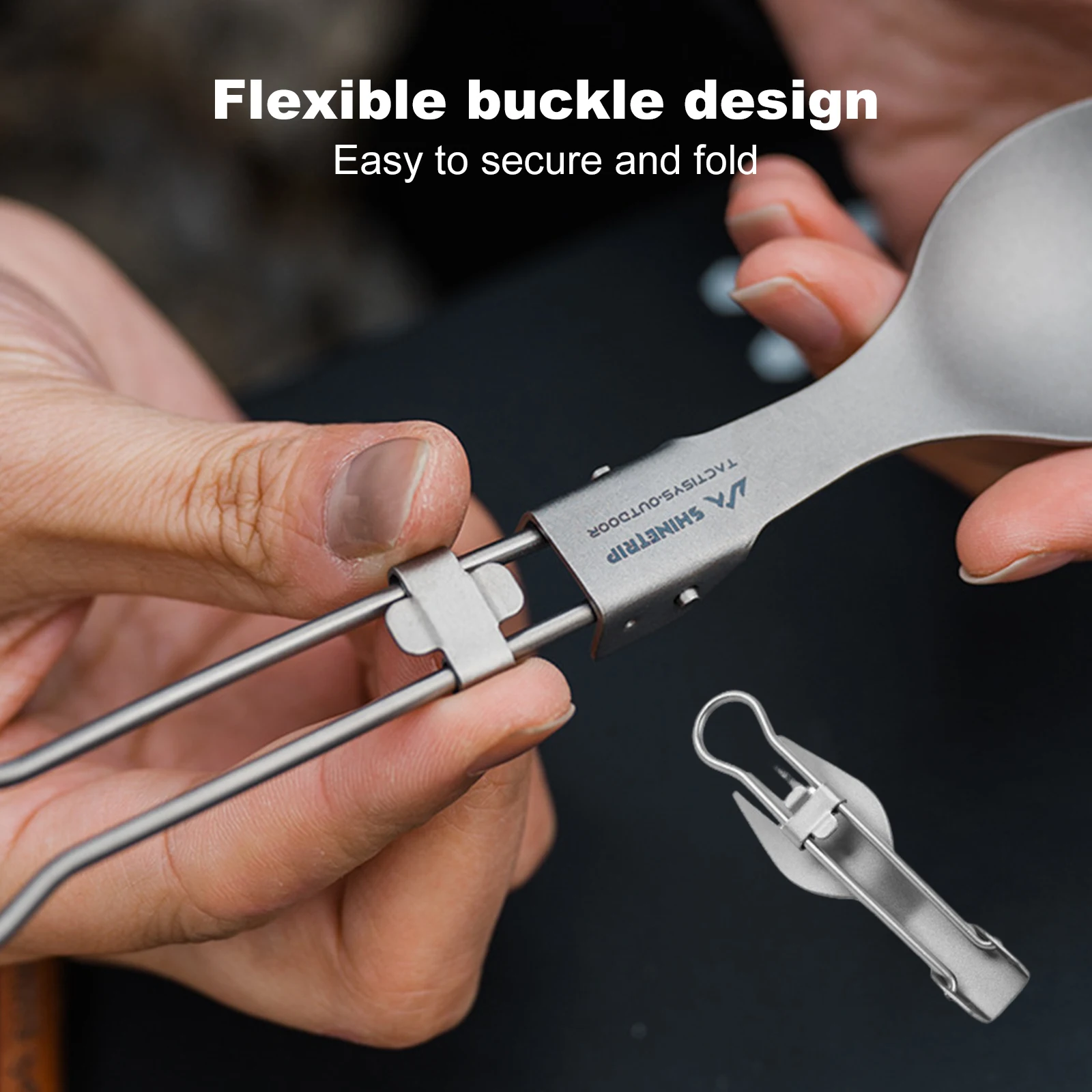 Titanium Camping Utensil Set C - Camping Cooking And Eating Set 评论和价格