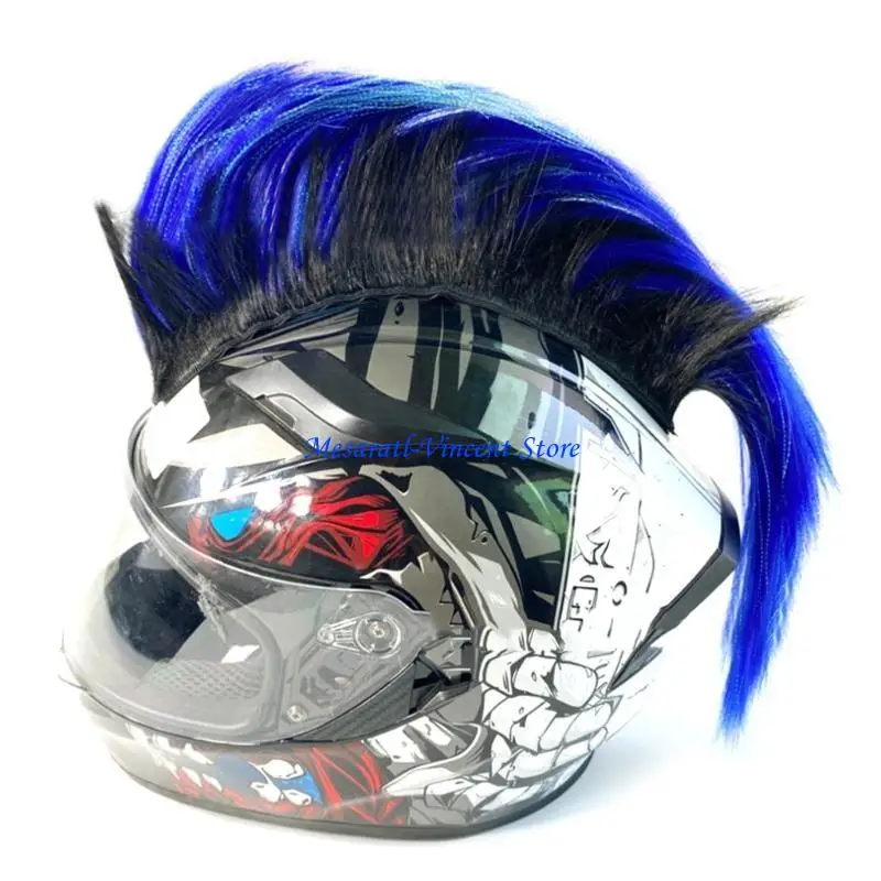 

A70F модернизирует привлекательные шиньон из искусственного ястреба в стиле панк для мотоциклетных шлемов