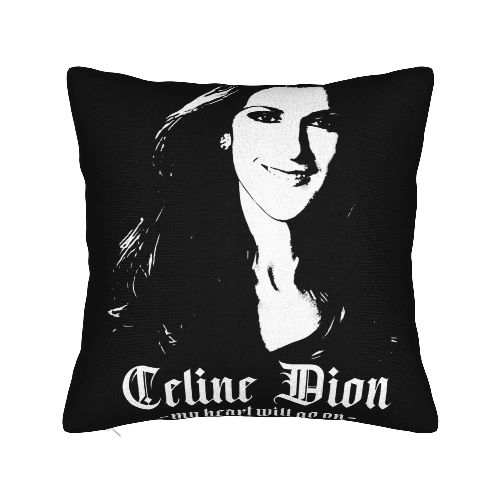 Pillow Cover Celine Dion My Heart Will Go On  Fashion Pillow Case For Chair Sofa Home Decor Pillowcases