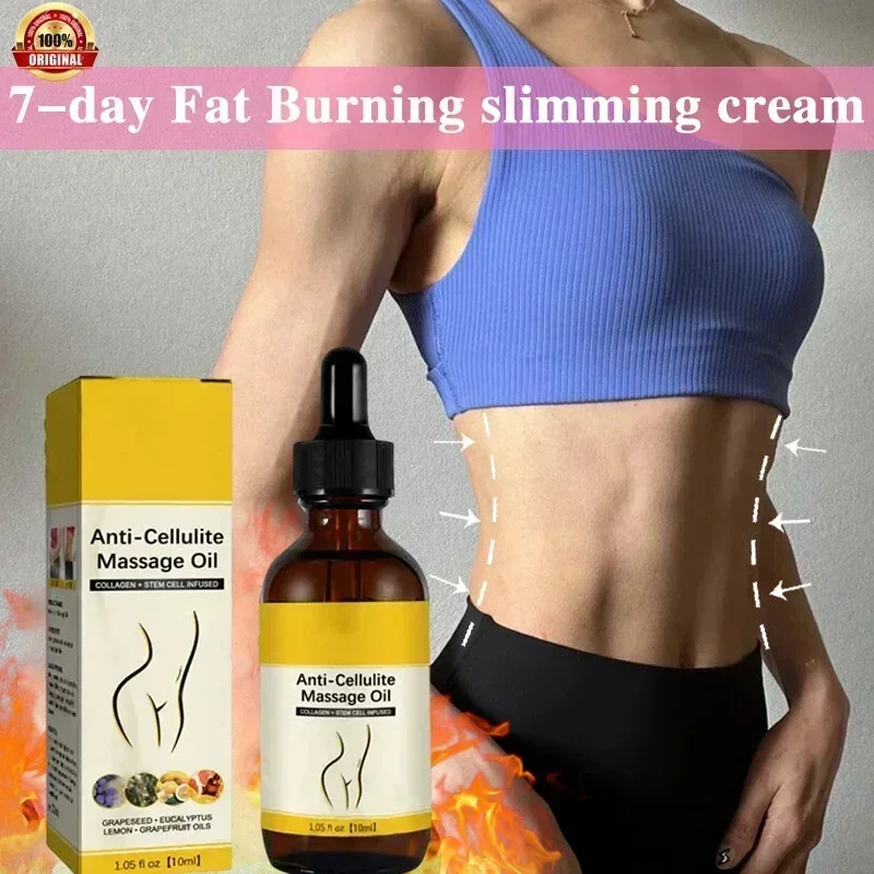 Body Massage Essential Oil Fat Burning Burner Belly Leg Waist skin care oil