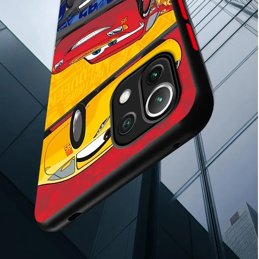 Disney Lightning McQueen Cool Phone Case for Xiaomi Poco X3 Pro M3 M5 M5s X3 NFC X4 GT X5 Pro C40 F3 C50 C51 Back Matte Cover