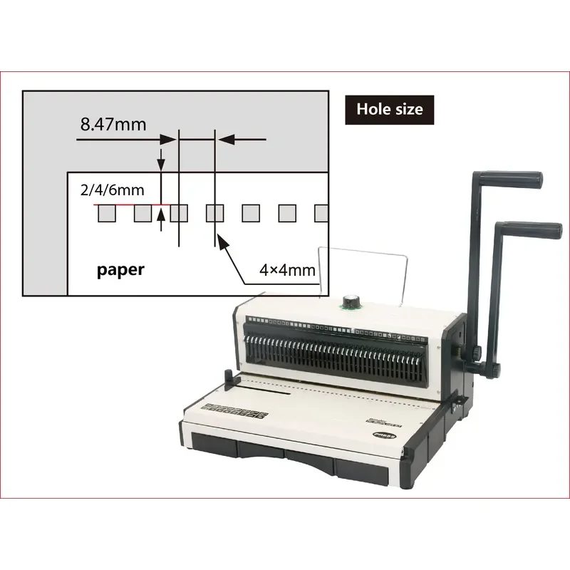 Wire Binding Machine Book Binding Machine Wire Binding Machine Model 3:1 T970