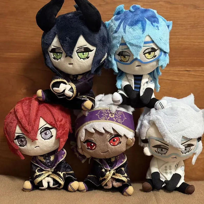 15cm Twisted Wonderland Sitting Plush Toy Prostrate Riddle Stuffed Plush Toys Soft Stuffed Dolls Collection