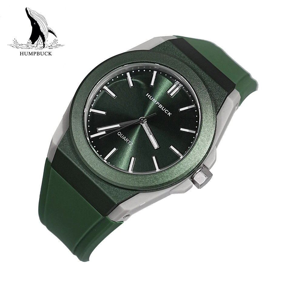 HUMPBUCK Watch Fashion Casual Business Quartz Light Waterproof Sport Masculino Men\'s Wristwatch New Design Running