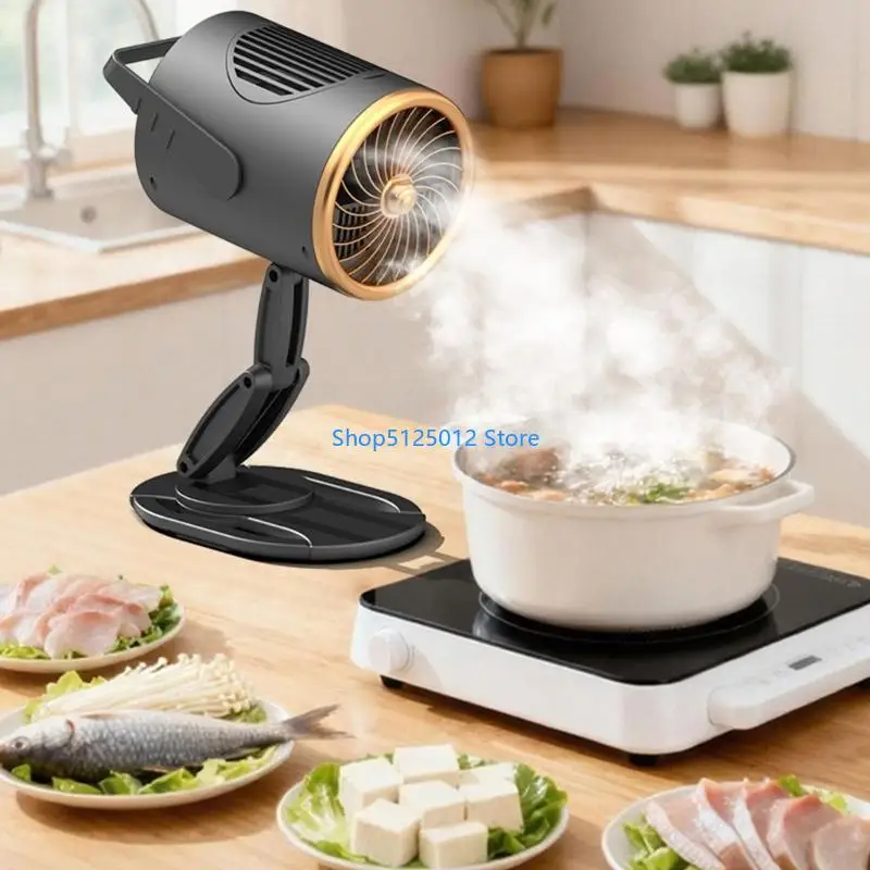 G8TC Lightweight Small Movable Hood Featuring Full Rotation And 3 Speed Selection For Tiny Kitchen