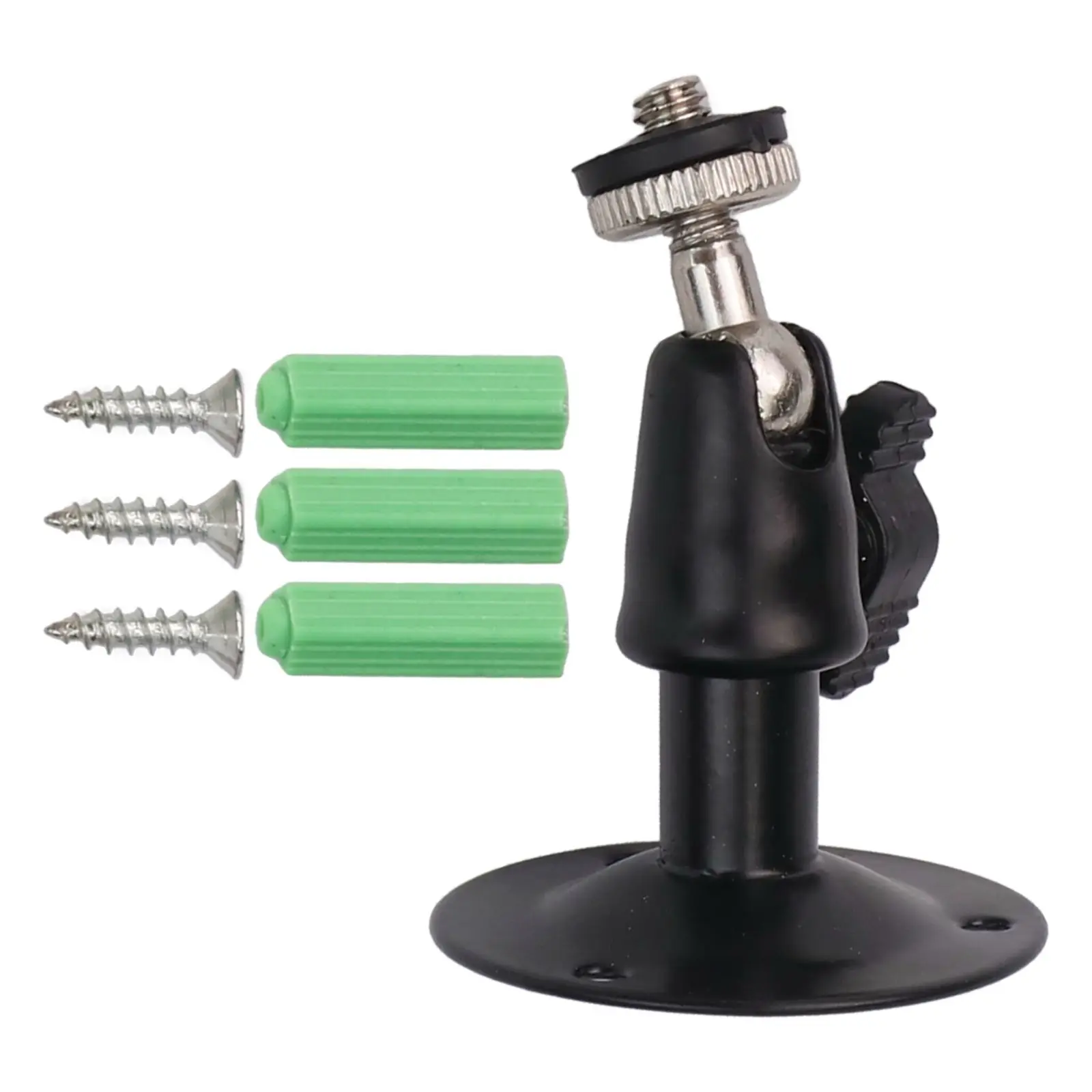 1PC Wall Mount Bracket Metal Holder Secure Rotary Bracket For CCTV Camera Stand With Adjustable 180 Degree Viewing Angle