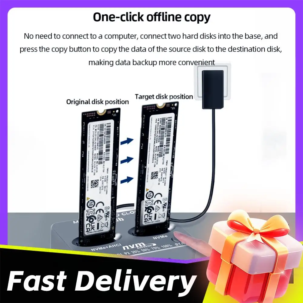 Dual-Bay Nvme Docki…