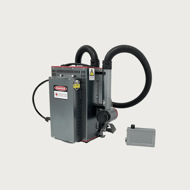 Máquina de limpieza por pulsos de mochila de 100W con personalización de fábrica para máquina de limpieza portátil de óxido de precisión
