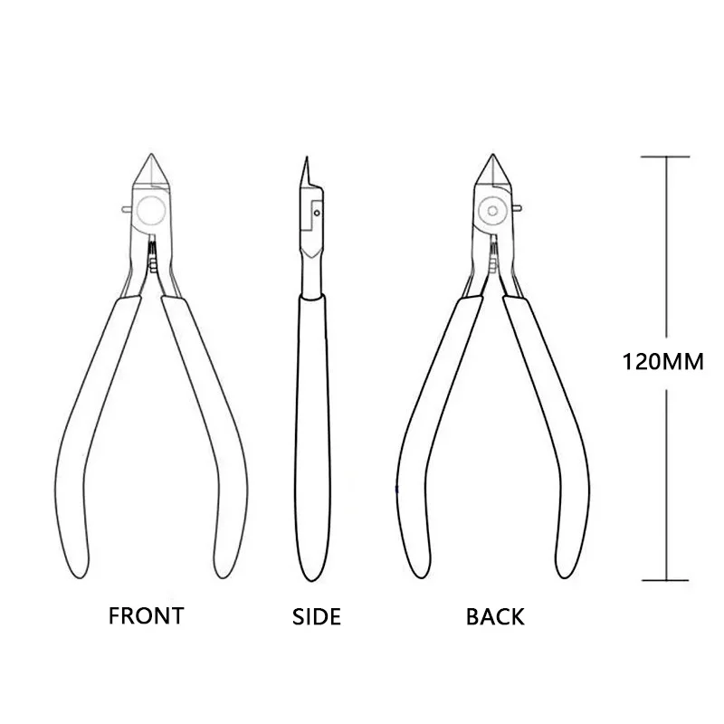 MANWAH MW-2109 Single Blade Nipper for Plastic Parts Cutting Pliers Thin Blade Model Plastic Nippers Modeling Craft Tools