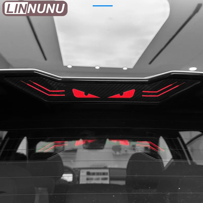 LINNUNU﻿ High Mount Stop Brake Light Sticker For Geely Starray EM-i EX5 EM-i 2026 Taillight Decal Rear Lamp Exterior Accessories
