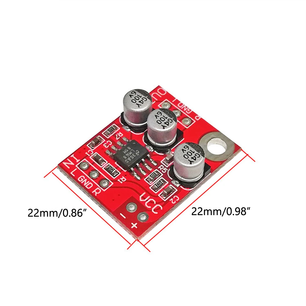 LM4881 Scheda Amplificatore Auricolare per Amplificatore di Potenza Pre-amplificatore Modulo Mini Audio Preamplificatore Amplificatori 2.7-5.5V