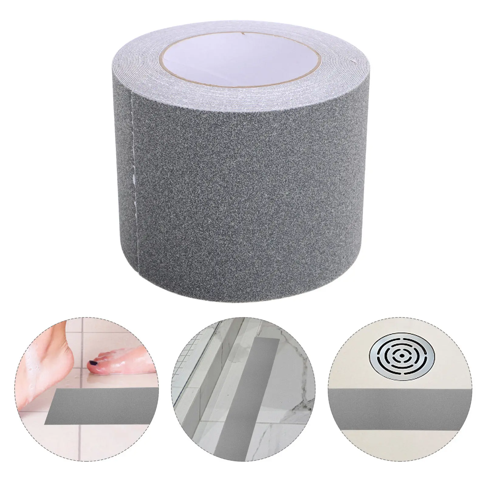 

Anti Skid Tape Outdoor Floor Adhesive Safety Tape Waterproof Slip Resistant Stair Treads for Steps Stair Treads