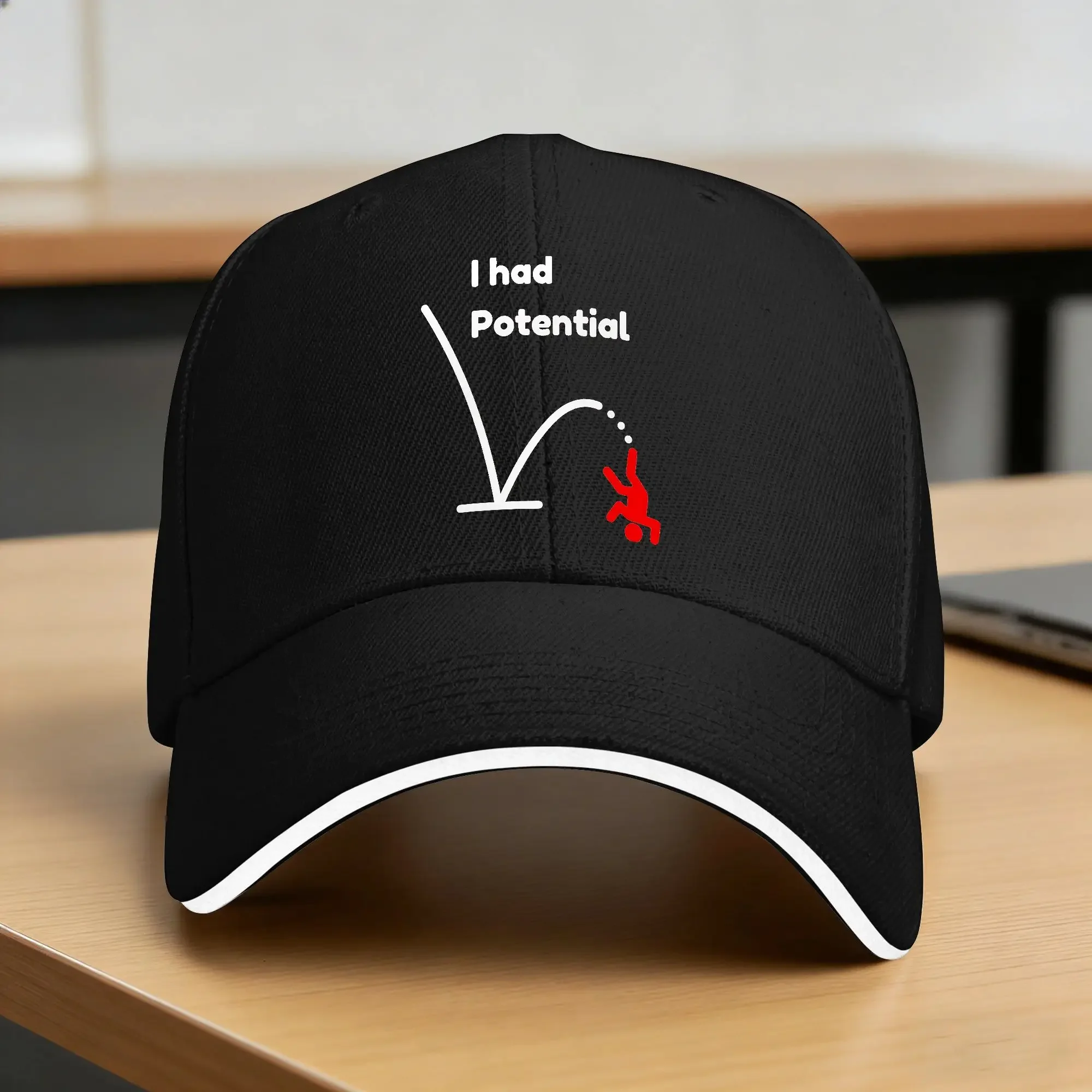 Summer Casual Baseball Cap I Have Potential Tennis Skate Hip Hop Hats For Unisex Men Sun Fashion Baseball Caps