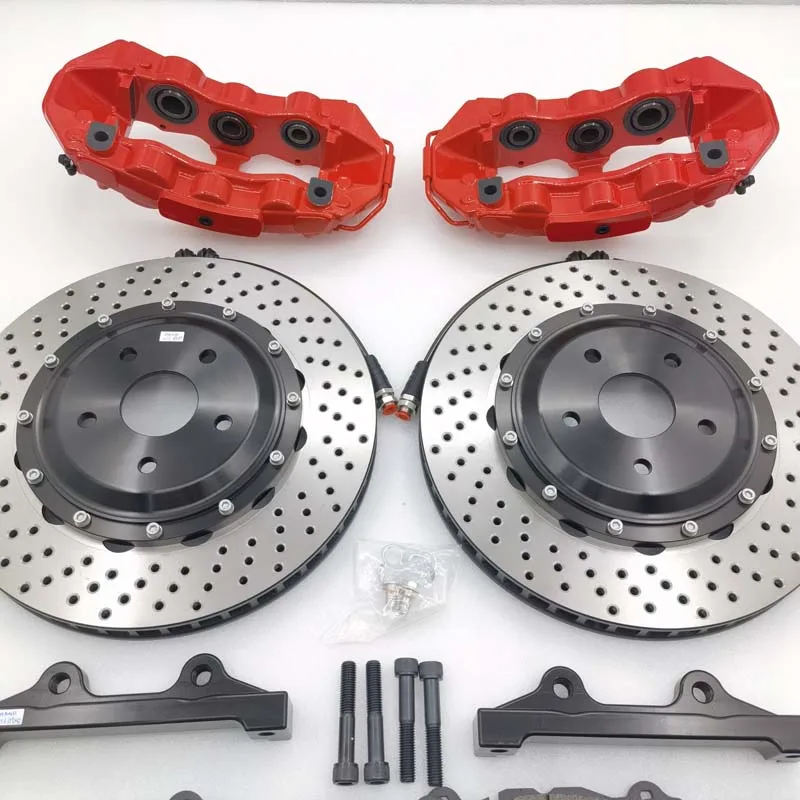 Jekit high performance car brake system GT6 405*34mm disc iron bracket kit fit hummer h2