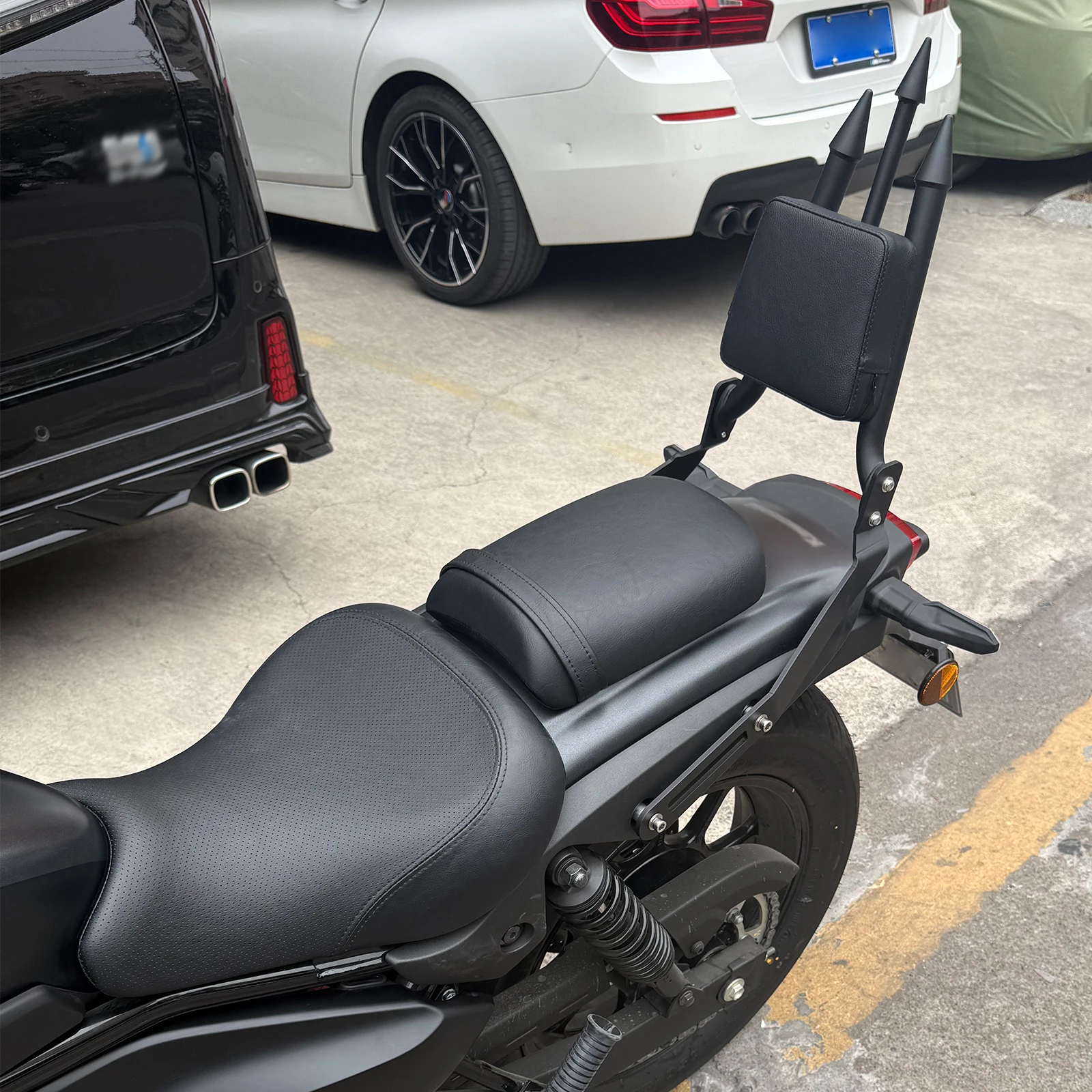 For Kawasaki Eliminator 450 500 SE 500 ABS 2024 2025 2026 Motorcycle Rear Passenger Backrest Back Support Backrest Support Kit