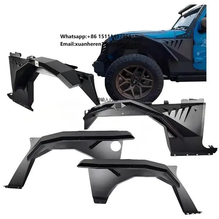 

ABS Plastic Fender Flares Wheel Body Parts for Jeep Wrangler JK 2007-2018