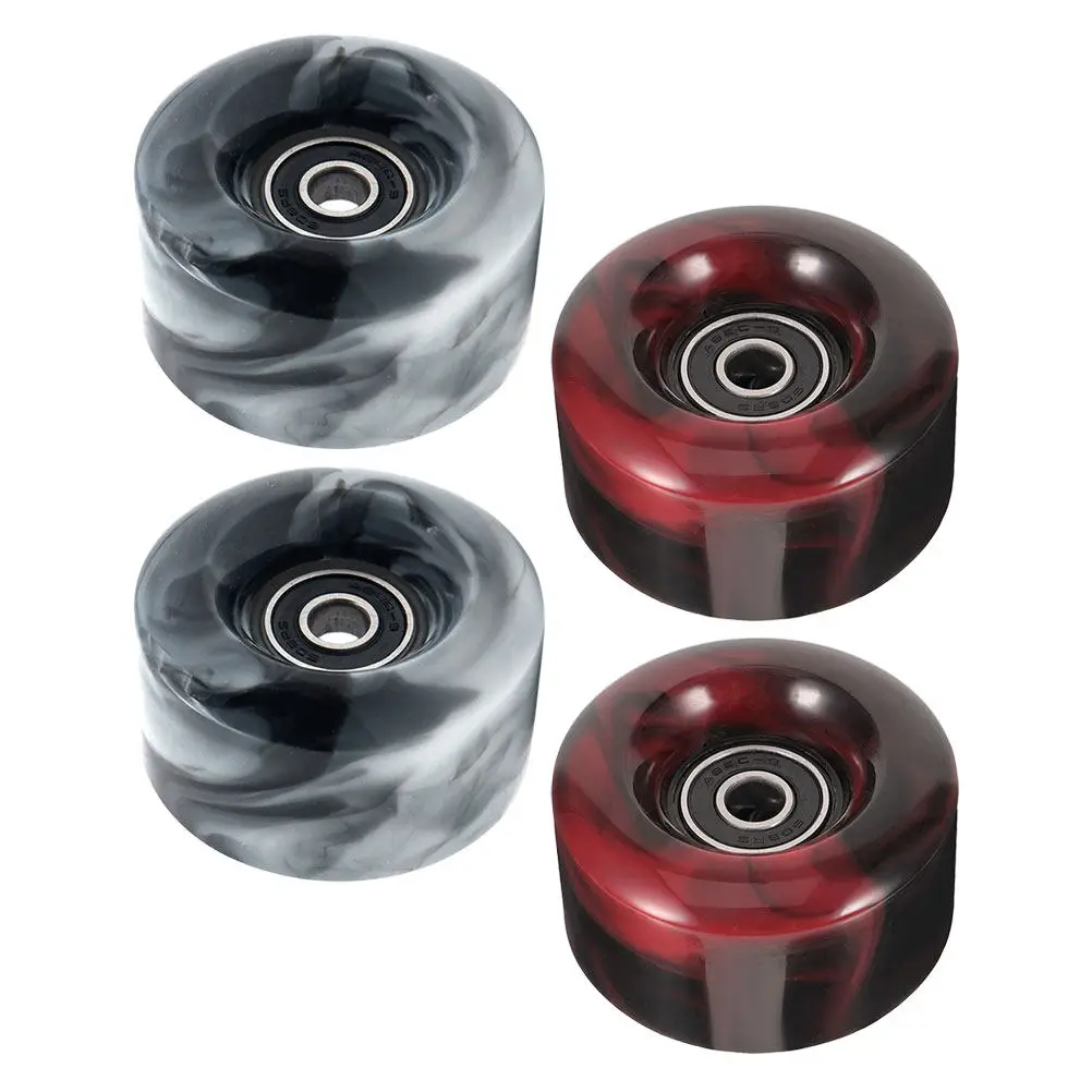 

4Pcs PU Skate Wheels Replacement for Roller Skates Outdoor Indoor Skating Wheels Lightweight Sturdy Wear Resistant Skating