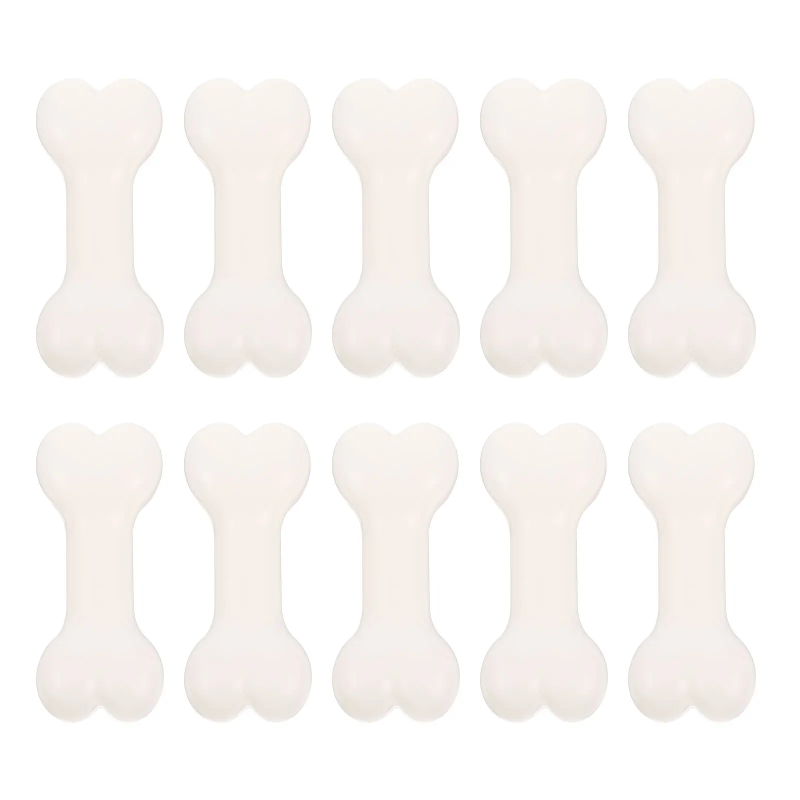 10 Uds. Accesorios de hueso de Halloween, huesos de simulación pequeños de plástico aterradores, suministros de decoración para fiesta en casa, utilería de hueso de Halloween