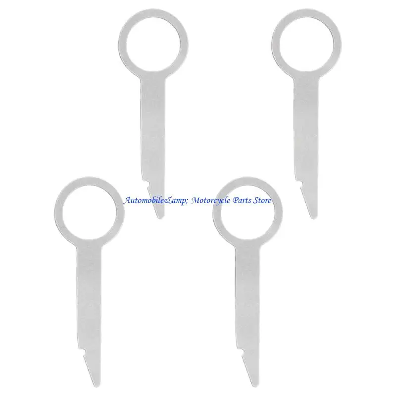 H7BD 4 Pieces Car Player Removal Instrument Auto Entertainment Removal Instruments for Factory & Aftermarket Head Unit