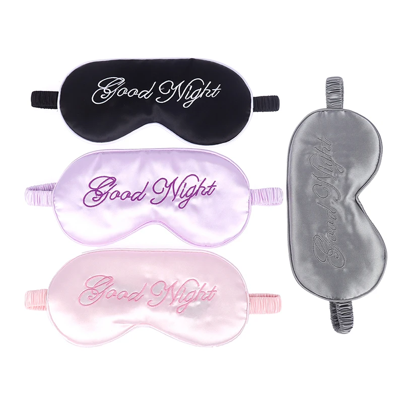 Sleeping Mask Sleeping Blindfold Soft Eye Masks Cute Eye Cover silk Fabric Eye Mask Eyepatch Nap Health Eye Cover Relax