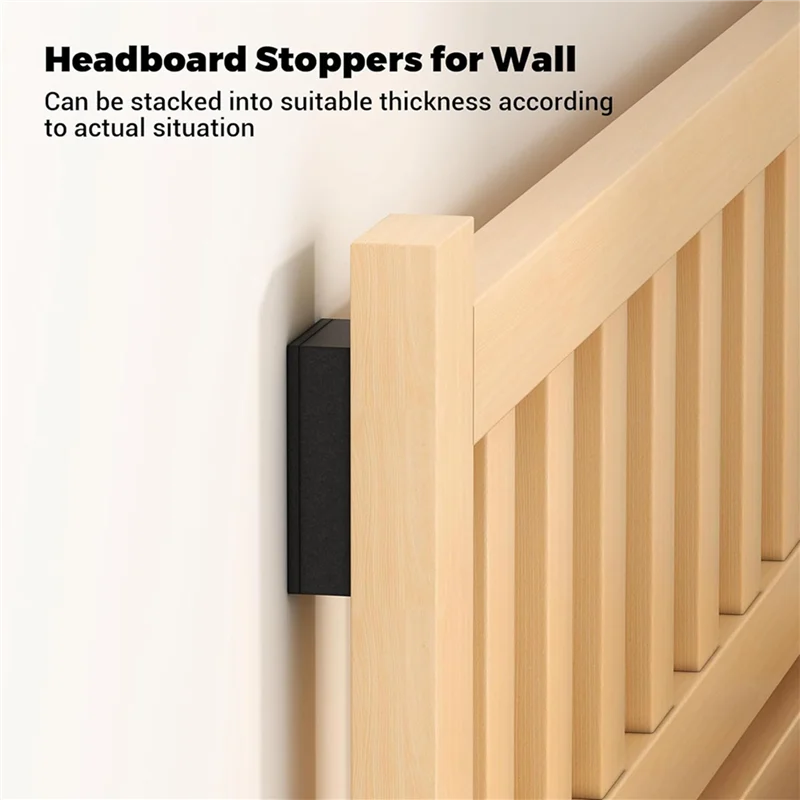 My Home 40 stuks meubelmuurbeschermers, EVA-schuim hoofdeindestoppers voor muur, bedstoppers voor hoofdeinde, hoofdeindebumper