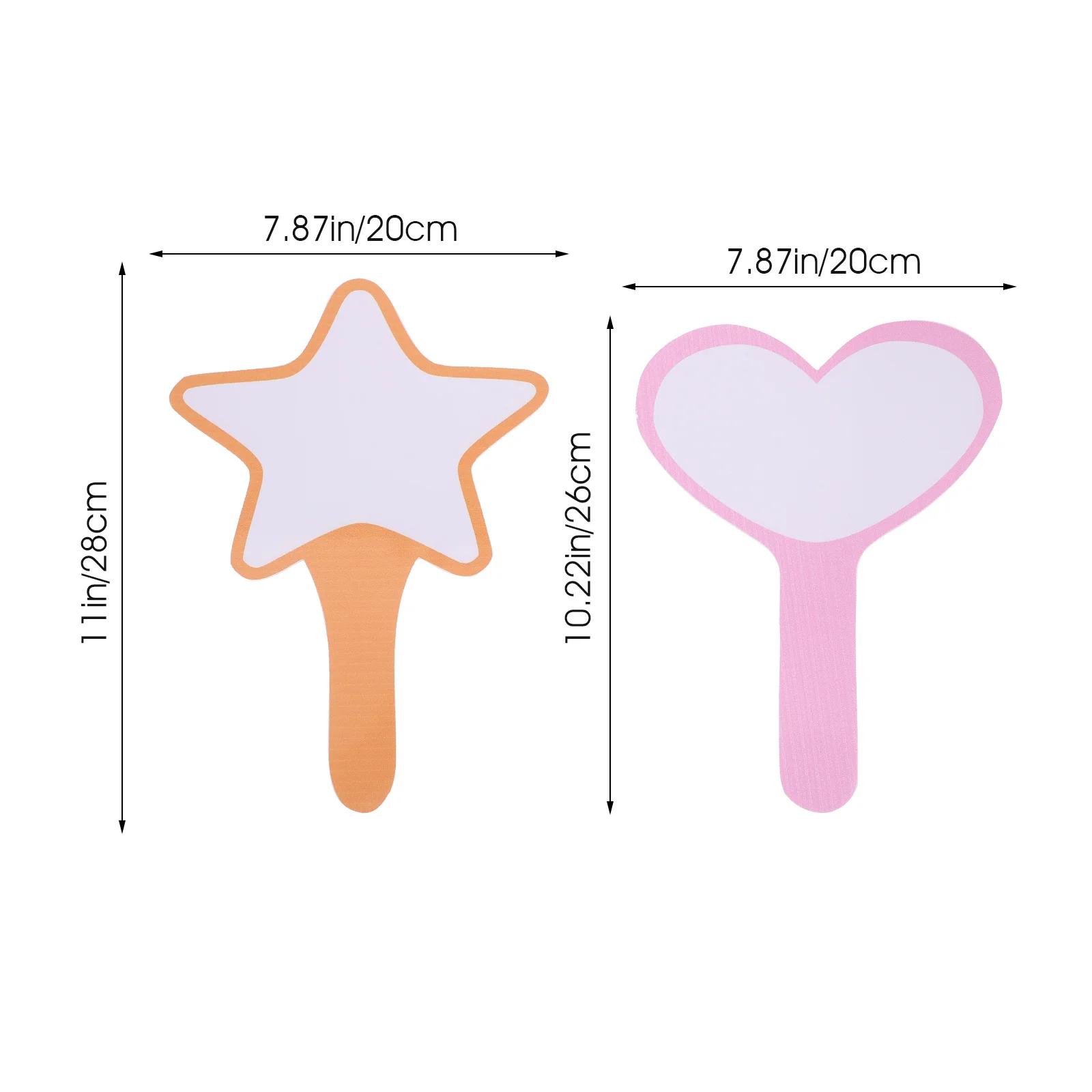 2pcs 휴대용 화이트보드 폼 소재 휴대용 드라이 지우기 보드 투표용 DIY 쓰기 경매 교실 재사용 가능한 미니