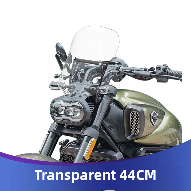 For VOGE CU525 windshield modification, front windshield glass modification accessories, chest protector.