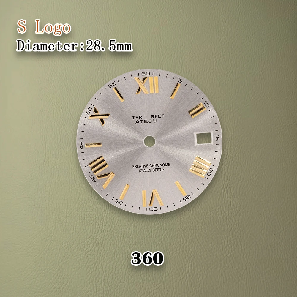 S شعار الطلب 28.5 مللي متر NH35 الطلب روما الهاتفي مناسبة ل NH35/NH36/4R/7S ساعة يد تعمل بالحركة الأوتوماتيكية تعديل الملحقات أدوات