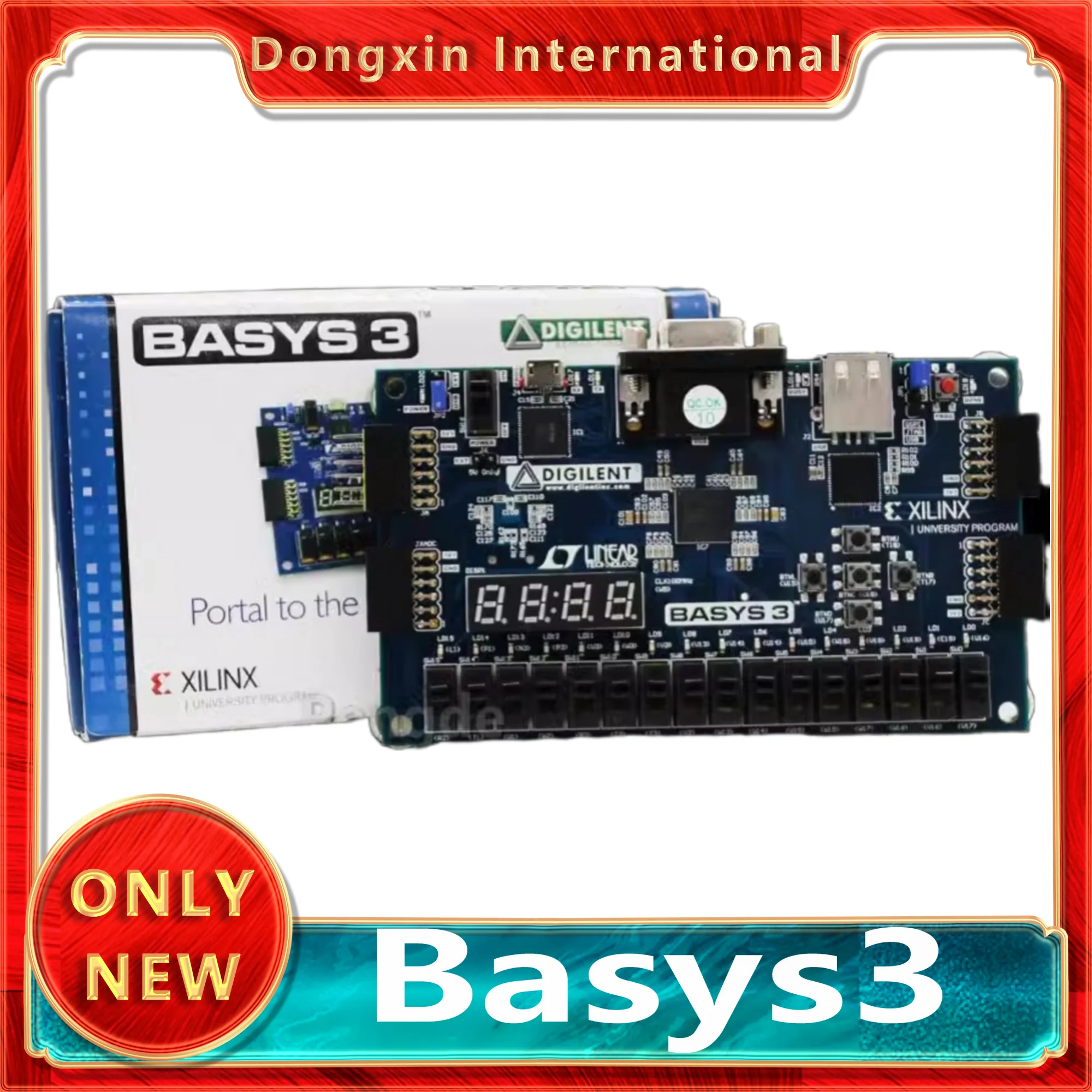 

Basys3 410-183 XC7A35T Xilinx FPGA development board Digilent Brand new original