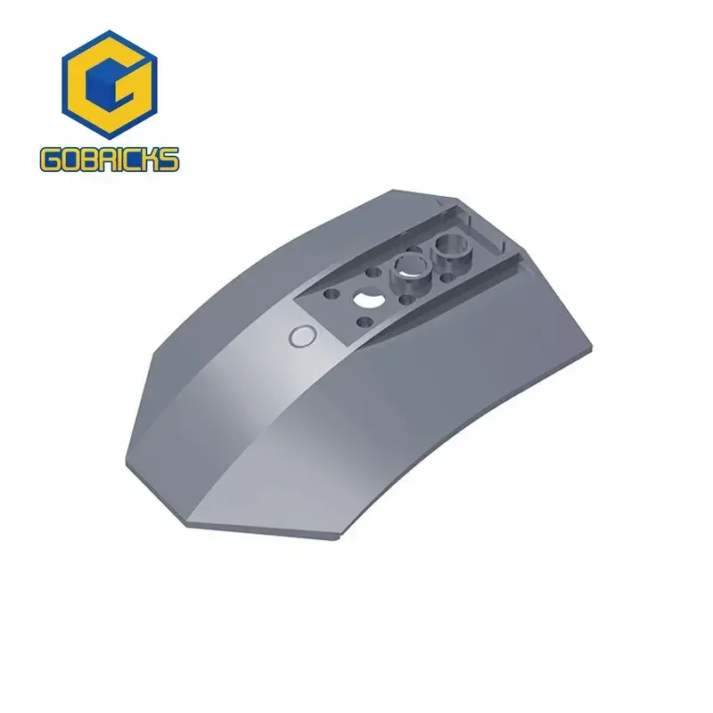 Gobricks 1 Pcs MOC Cockpit 8 x 6 x 2 Curved Bricks Compatible With 42021 Model Building Blocks Parts Children Puzzle Toys Gifts