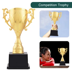 1/2Pcs Plastic Golden Mini Award Trophy Toys Prizes for Kids Birthday Party Favors Kindergarten Rewards Children Pinata Fillers