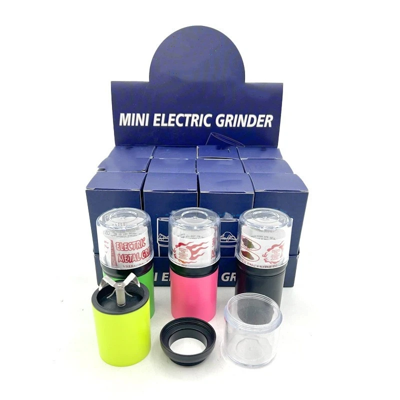 Electric Herb Grinder Small Spice Grinder Mini Size Grinder USB-Rechargeable Herb Grinder Portable Spice Grinder for the Kitchen