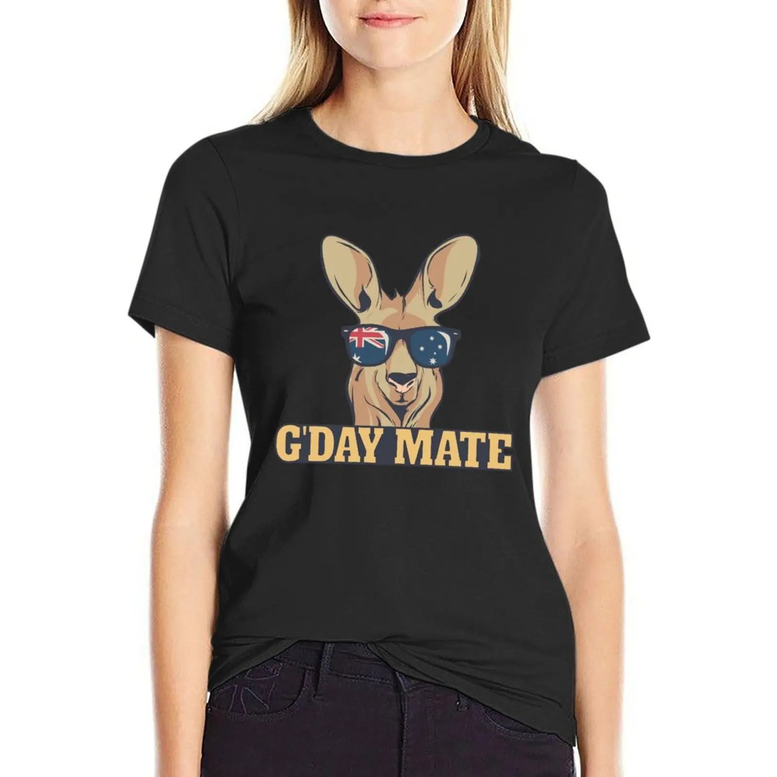 G'Day Mate Kangaroo Aussie Australia Roo G'Day Mate Gear T-Shirt sweat plus sizes t-shirts for Women graphic tees funny