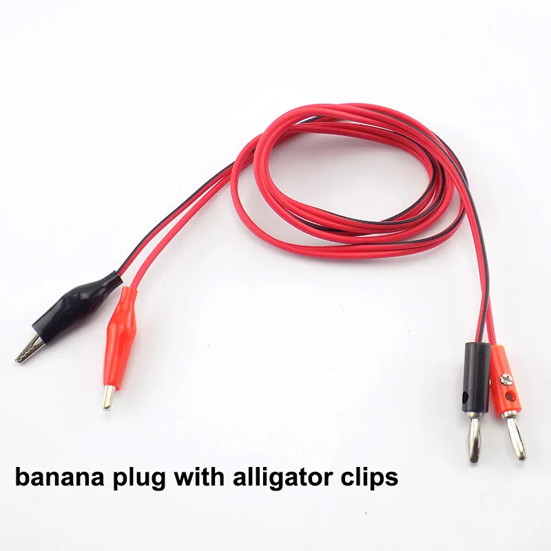 5.5MM 2.1MM Alligator Clip DC Power male female test lead Cable Crocodile Wire Connector To Male 25cm