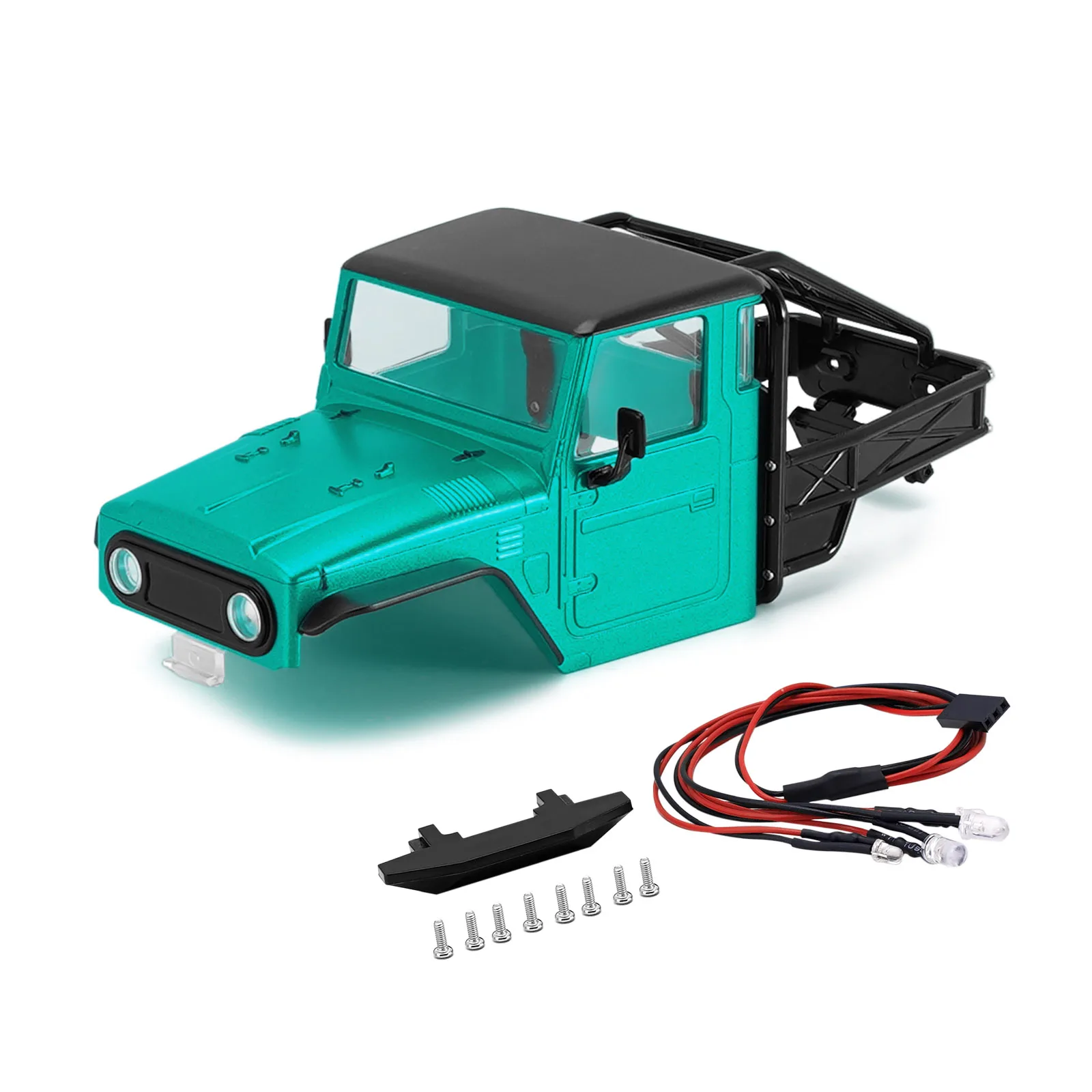 INJORA IR40 ハードボディシェル ケージ付き 1/18 RC クローラー TRX4M