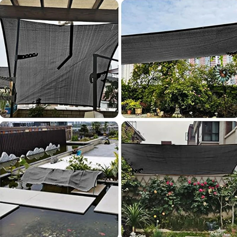 Stylish Coffee-Tone HDPE Shade Netting: Perfect for Cool, Protected Outdoor Spaces