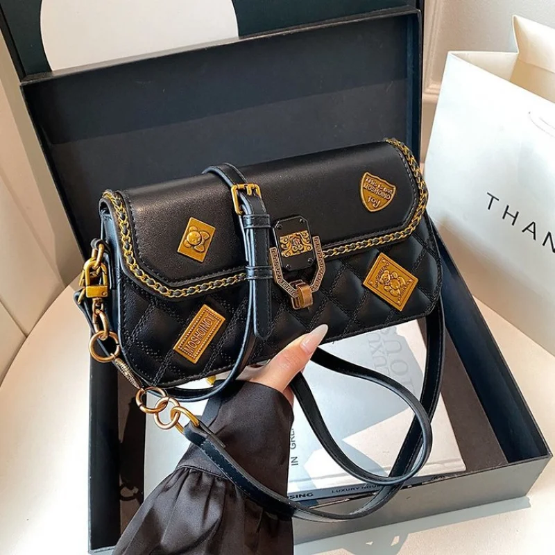 

Famous Designer Leather Women's Messenger Bag Luxury Brand Elegant Classic Fashionable Vintage Daily Commuter Bag​