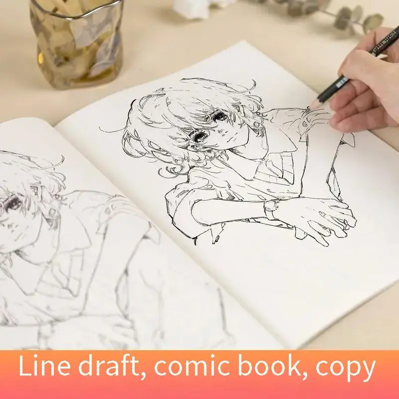 art line sketchbook for drawing Zero foundation self-learning comics drawing book adult copy Comic color book painting book girl