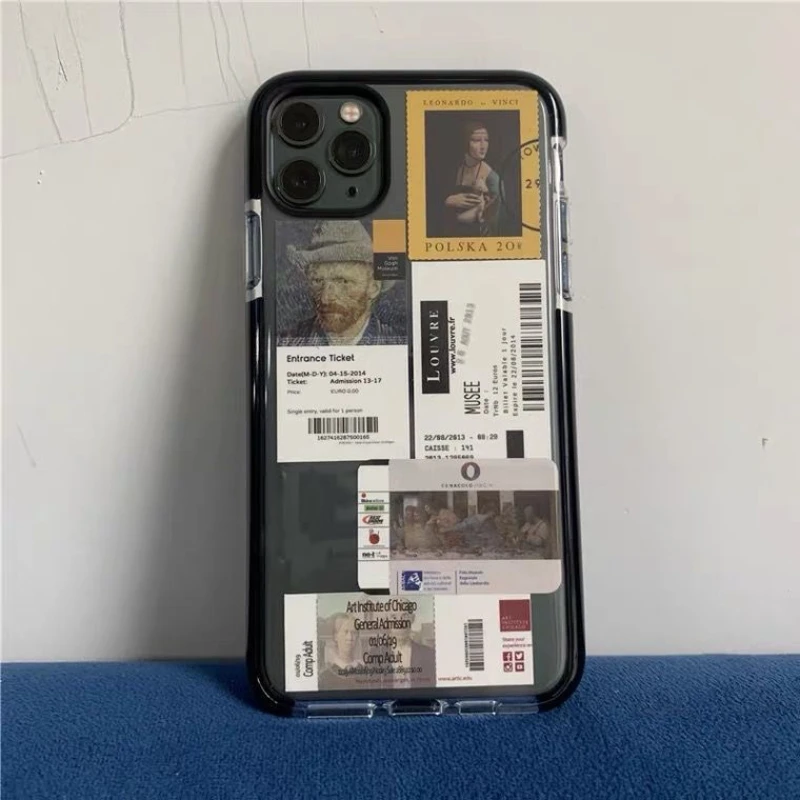 Vintage Van Gogh Case for iPhone 16 15 14 13 Pro Max Back Phone Cover for 12 Mini 11 Pro Max X XS XR 8 7 Plus SE 2020 Capa