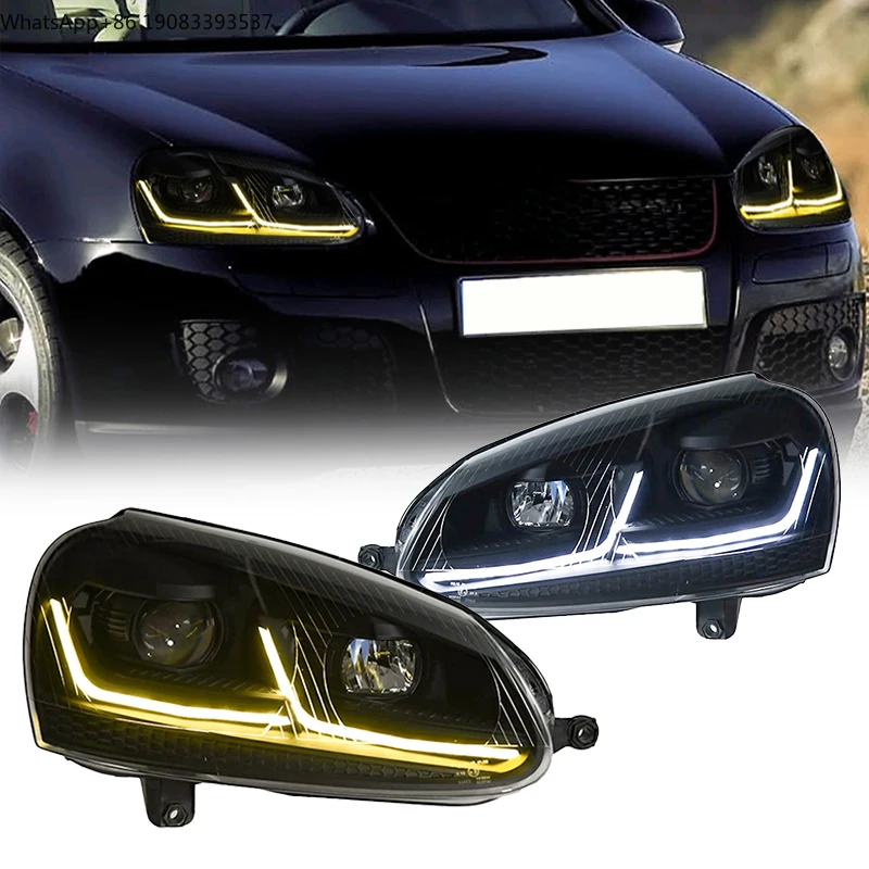

YU GUANG for VW Golf 5 LED Headlights 6000K Dynamic Signal DRL 10000 Lumens Automotive Accessories Headlamps Front Lamps
