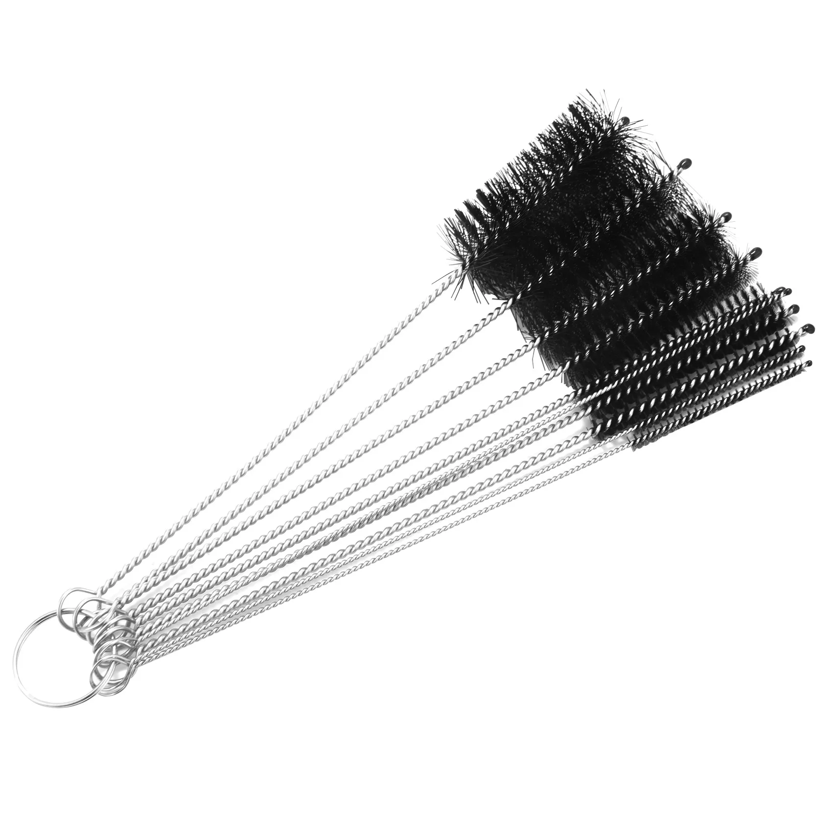 Bottle Brush,Bottle Cleaning Brushes, Cleaning Brush, Cleaner for Narrow Neck Bottles Cups with Hook, Set of 10 pcs