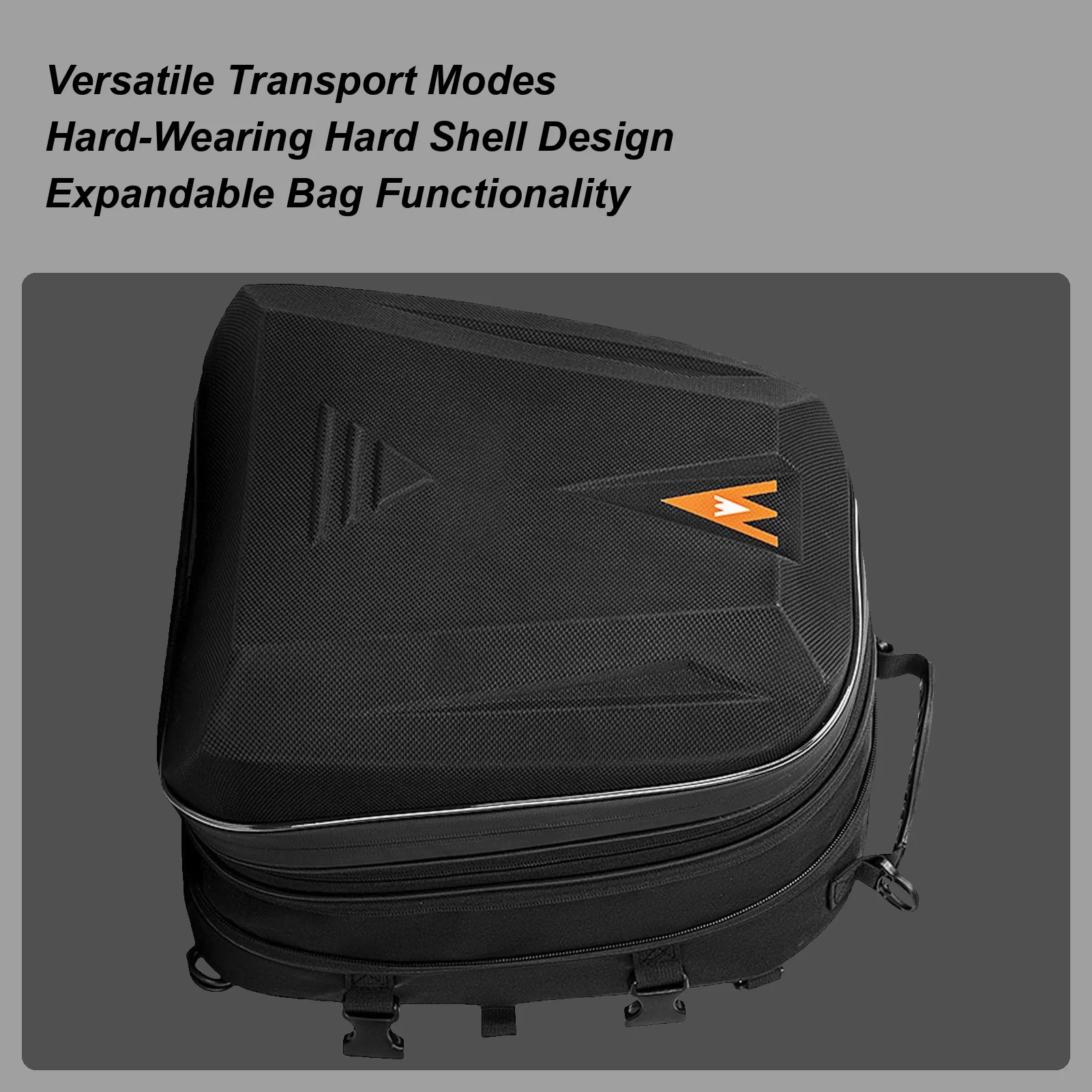 أكياس الدراجات النارية للمقعد الخلفي 20L-28L توسيع قشرة صلبة على ظهره مقاوم للماء دراجة نارية حقيبة الأمتعة للدراجات النارية سكوتر #1