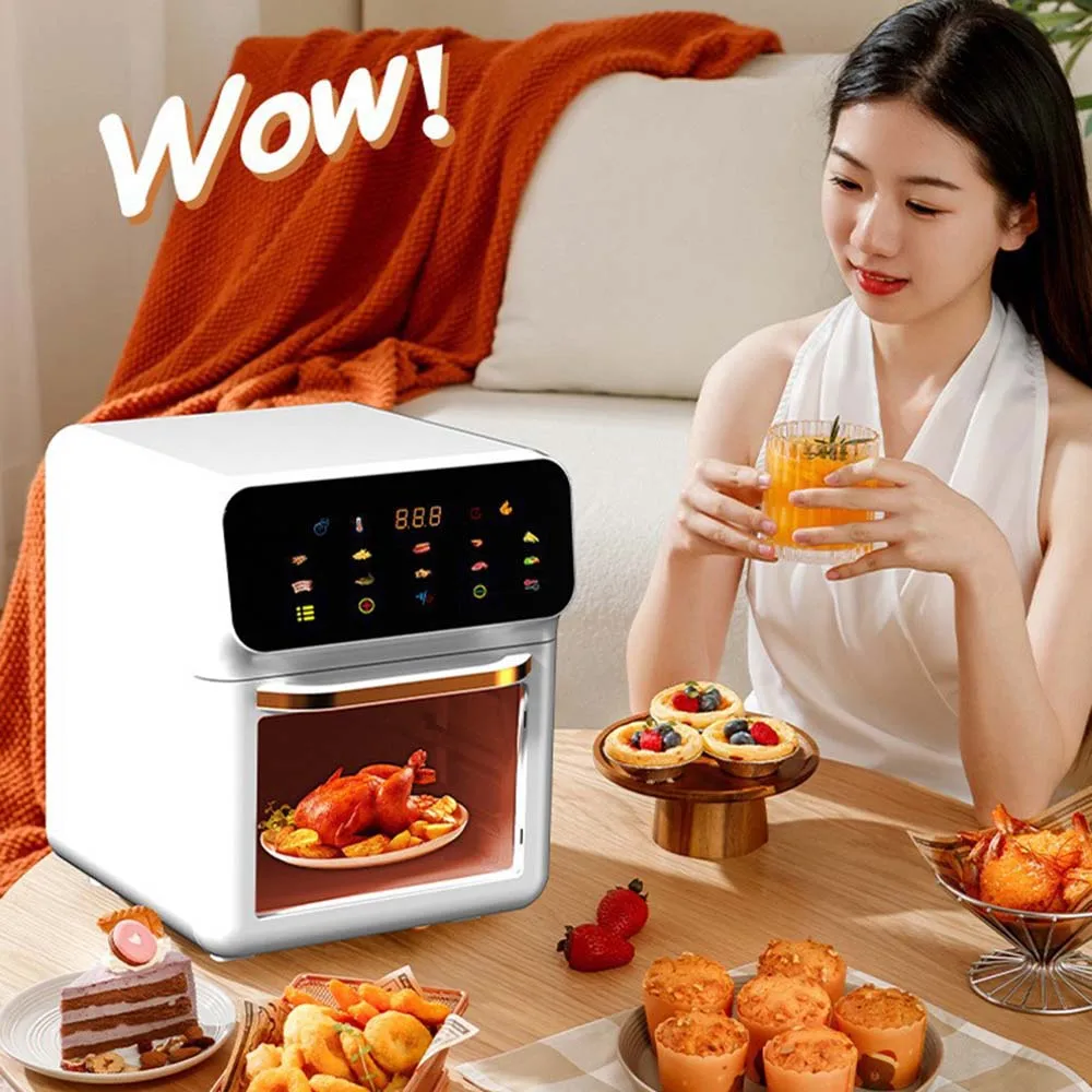 Intelligent Electric Air Fryer Oven Household Ktchen Baking Steam Machine Deep Fryer