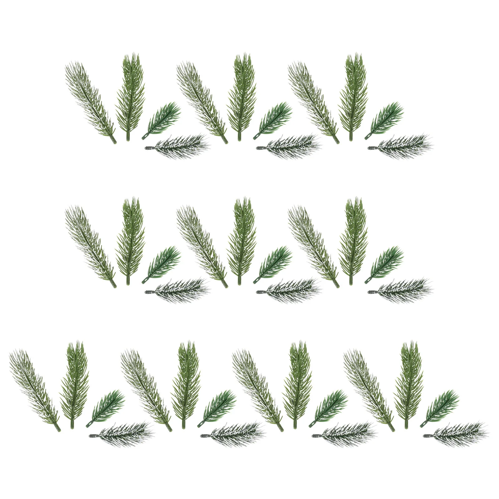 

40 pcs Pine Needle Decor Artificial Faux Greenery For Christmas Faux Pine Needles Home Wedding Party Supplies Reusable